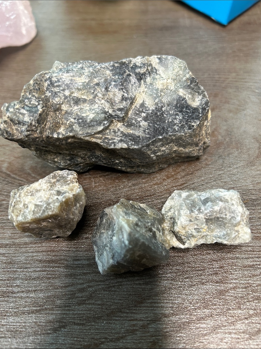 This specimen is raw Labradorite